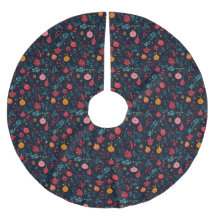 Colorful Jewel Toned Ornament and Poinsettia