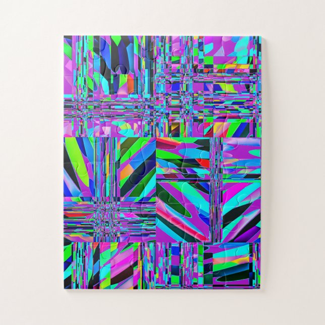Colorful Jigsaw Puzzle (Vertical)