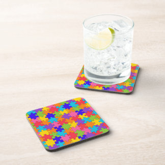 Colorful Jigsaw Puzzle Coaster