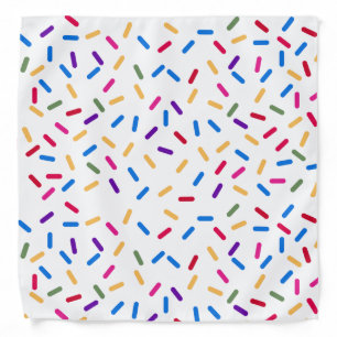 Colorful Jimmies Sprinkles Dog Birthday Bandana