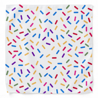 Colorful Jimmies Sprinkles Dog Birthday Bandana