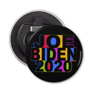 Colorful JOE BIDEN 2020 bottle opener magnet