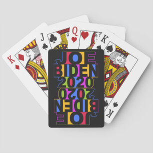 Colorful JOE BIDEN 2020 playing cards