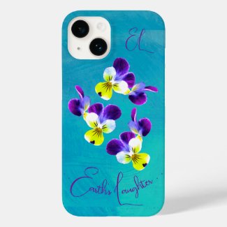 Colorful Johnny Jump-up Laughing Violas