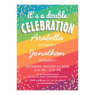 Twin Birthday Invitations Zazzle