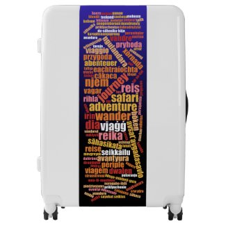 Colorful Journey in Many Languages Word Cloud