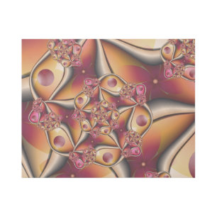 Colorful Joy Abstract Red Orange Fantasy Fractal Gallery Wrap