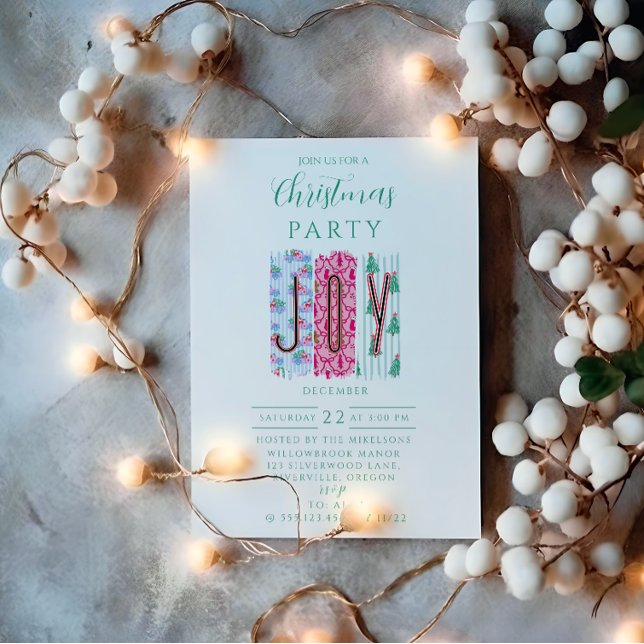 Colorful Joy Christmas Invitation (Creator Uploaded)