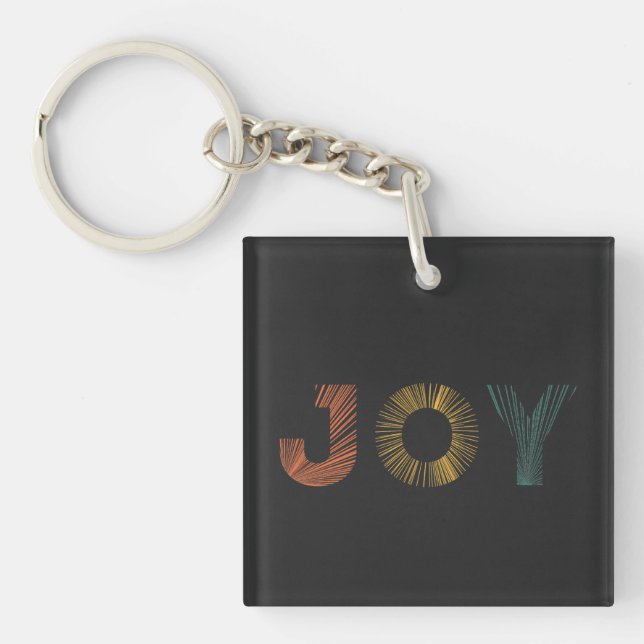 Colorful Joy Keychain (Front)