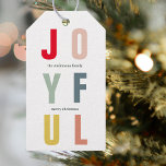 Colorful Joyful Holidays Gift Tags<br><div class="desc">Colorful Joyful Holidays</div>