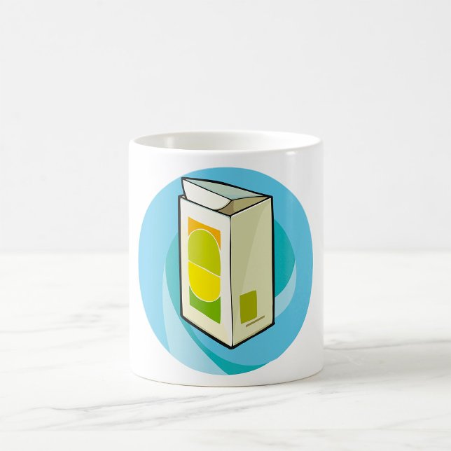 Colorful Juice Carton Modern Minimal  Coffee Mug (Creator Uploaded)
