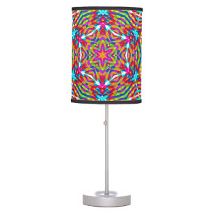 Colorful jumble Mandala Table Lamp
