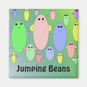 Colorful Jumping Beans Magnet