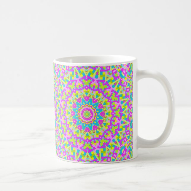 Colorful Kaleidoscope 010 Coffee Mug (Right)