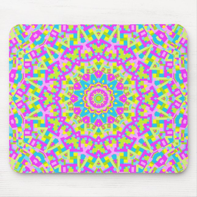 Colorful Kaleidoscope 010 Mouse Pad (Front)