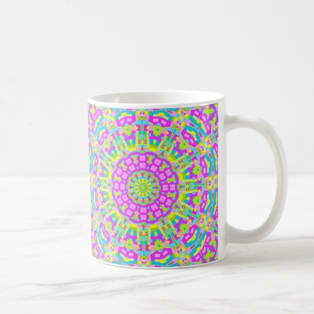 Colorful Kaleidoscope 01 Coffee Mug (Right)