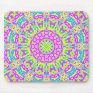 Colorful Kaleidoscope 01 Mouse Pad