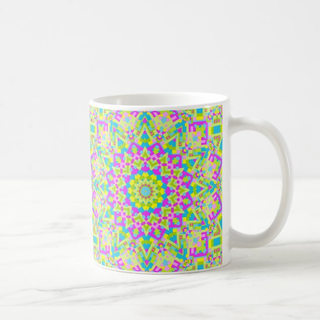 Colorful Kaleidoscope 02 Coffee Mug (Right)