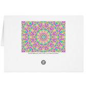 Colorful Kaleidoscope 03 (Bordered) Cards (Back Horizontal)