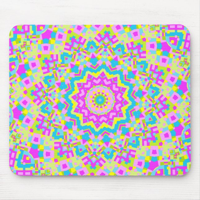 Colorful Kaleidoscope 04 Mouse Pad (Front)