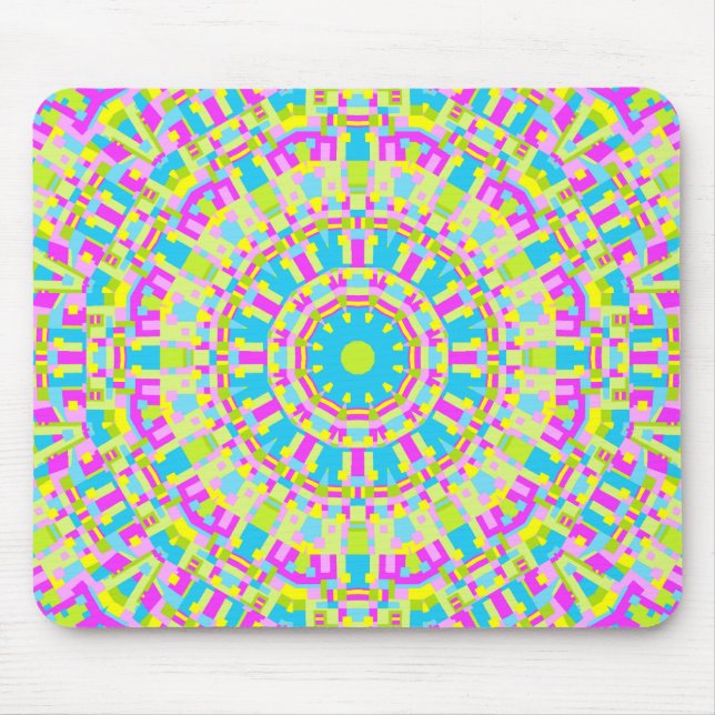 Colorful Kaleidoscope 06 Mouse Pad (Front)