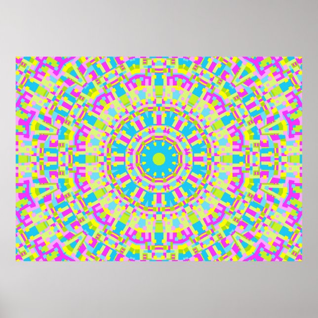 Colorful Kaleidoscope 06 Poster (Front)