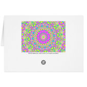 Colorful Kaleidoscope 08 (Bordered) Cards (Back Horizontal)