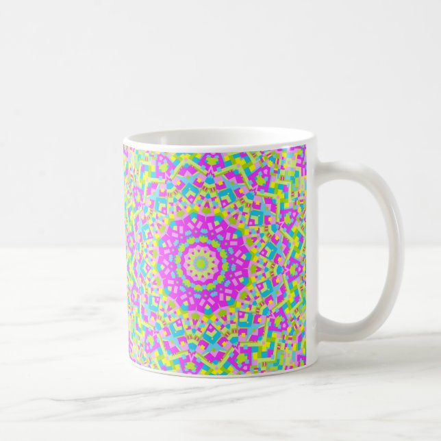 Colorful Kaleidoscope 08 Coffee Mug (Right)