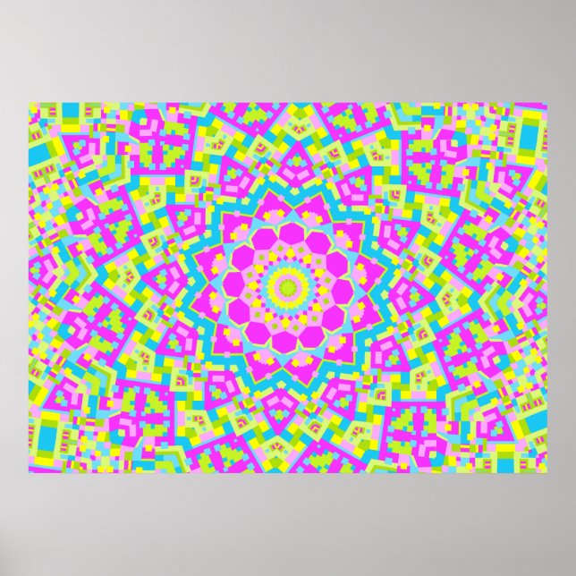 Colorful Kaleidoscope 09 Poster (Front)