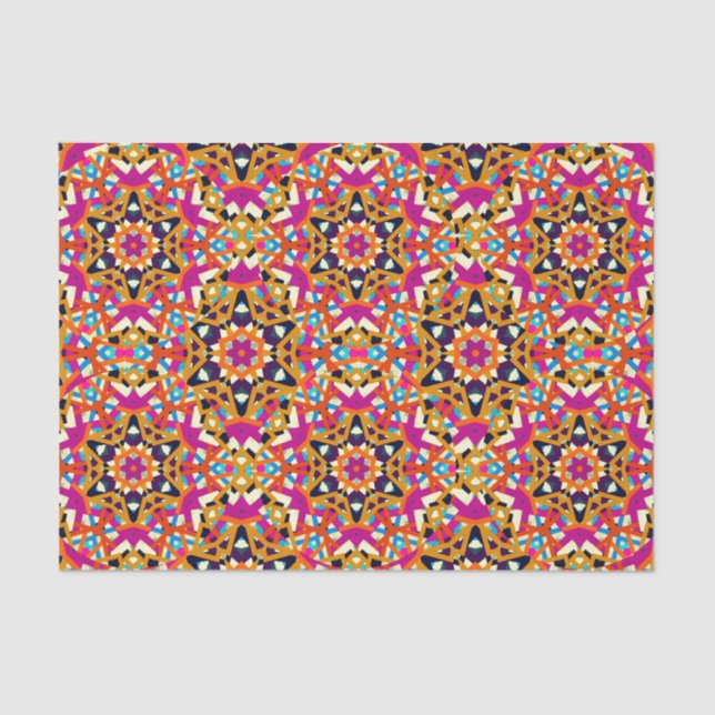 Colorful Kaleidoscope All-Occasion Tissue Paper (Front)