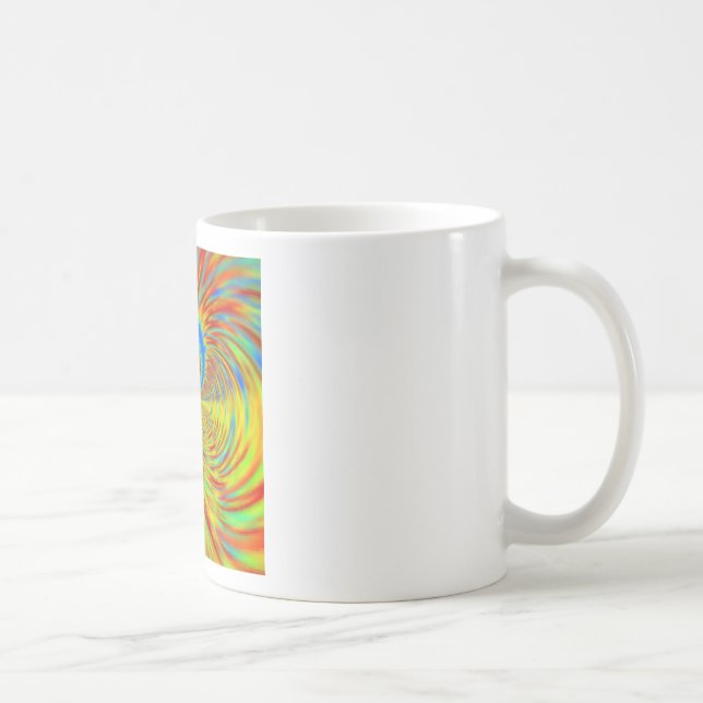 Colorful Kaleidoscope Art Print Coffee Mug (Right)