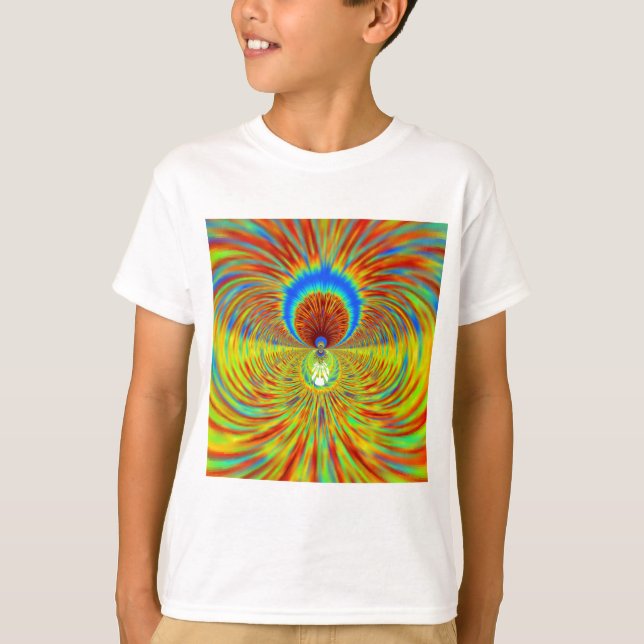 Colorful Kaleidoscope Art Print T-Shirt (Front)