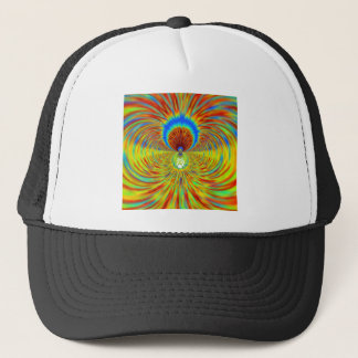 Colorful Kaleidoscope Art Print Trucker Hat