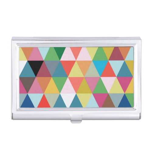 Colorful Kaleidoscope Business Card Holder