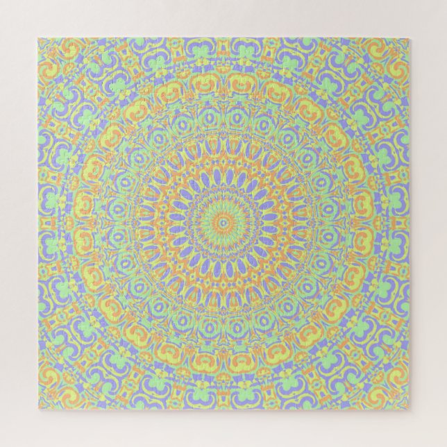 Colorful Kaleidoscope Jigsaw Puzzle (Vertical)