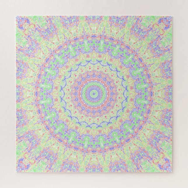 Colorful Kaleidoscope Jigsaw Puzzle (Vertical)