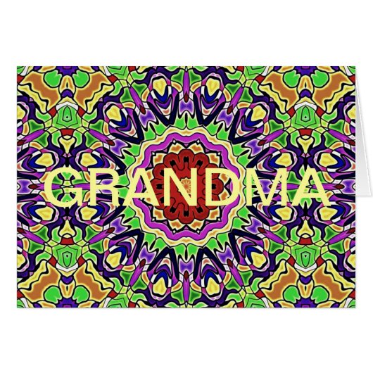 Colorful Kaleidoscope Pattern (Front Horizontal)