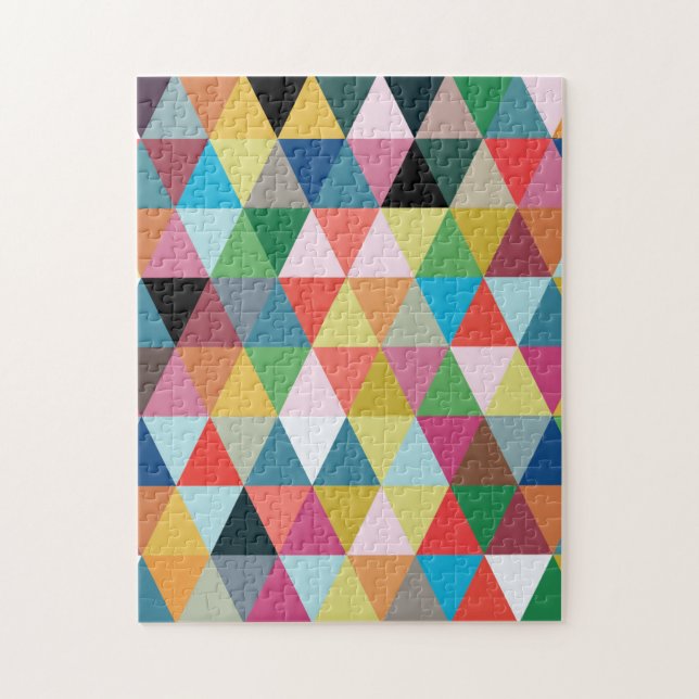 Colorful Kaleidoscope Patterned Jigsaw Puzzle (Vertical)