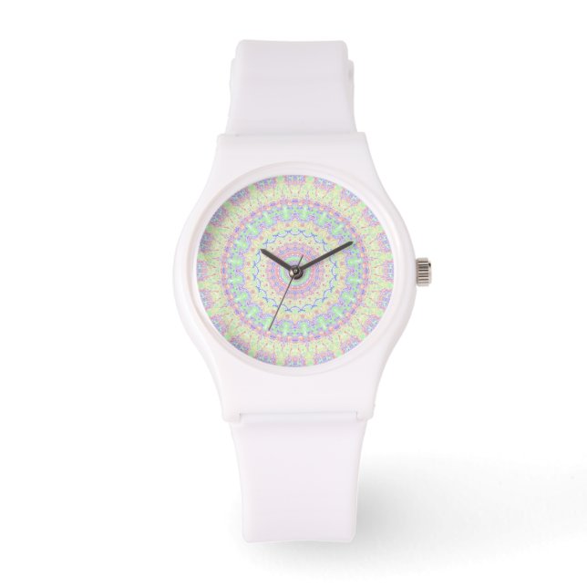 Colorful Kaleidoscope  Watch (Front)