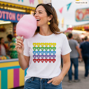 Colorful Kansas Heart State Pride T-Shirt