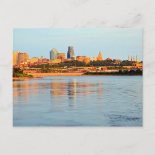 Colorful Kaw Point in Kansas City, Missouri Postcard