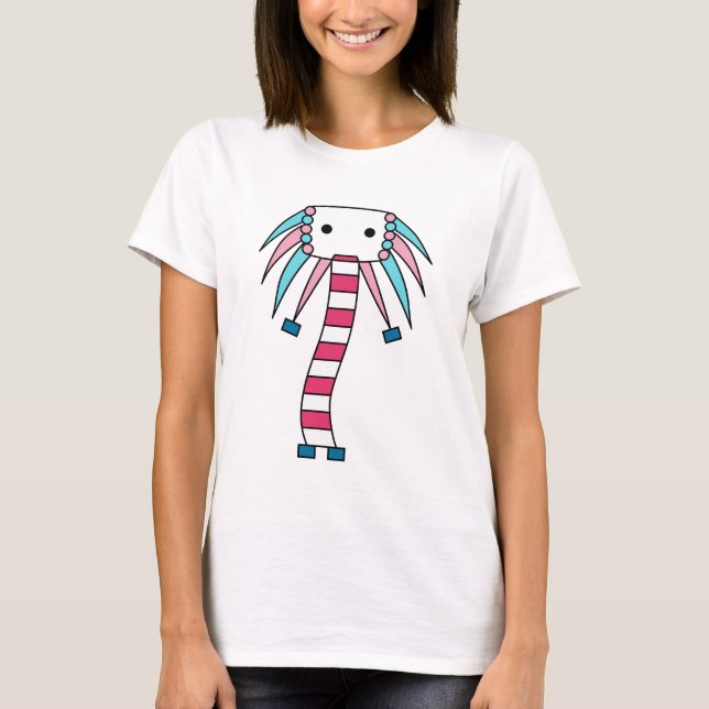 Colorful kawaii cute character tshirts (Front)