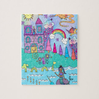 Colorful Kawaii Magical Fantasy Fairytale Puzzle