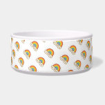 Colorful Kawaii Rainbow Pride Bowl<br><div class="desc">A vibrant and joyful kawaii-style design featuring a bright and playful rainbow. This sticker embodies positivity,  diversity,  and pride,  making it a perfect addition to any collection. Great for decorating notebooks,  laptops,  and personal items with a fun and uplifting touch!</div>