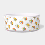 Colorful Kawaii Rainbow Pride Bowl<br><div class="desc">A vibrant and joyful kawaii-style design featuring a bright and playful rainbow. This sticker embodies positivity,  diversity,  and pride,  making it a perfect addition to any collection. Great for decorating notebooks,  laptops,  and personal items with a fun and uplifting touch!</div>