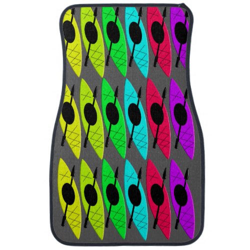 Colorful Kayaking Car Mats