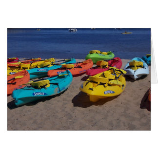 Colorful Kayaks Cards