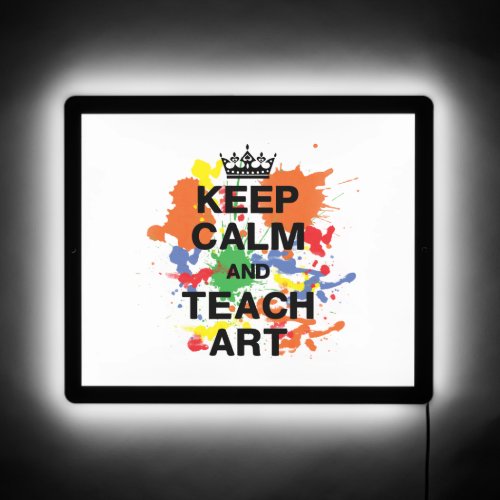 Colorful Keep Calm amp Teach Art  