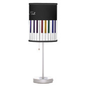 Colorful Keyboard Piano Keys Music Table Lamp (Right)