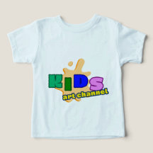 Colorful Kids Art Channel Toddler T-Shirt | Cute